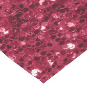 Chemin De Table Court Parties scintillant faux brillant rose foncé magen (Coin)