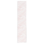 Chemin De Table Court Parties scintillant rose moderne marbre (Devant)