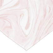 Chemin De Table Court Parties scintillant rose moderne marbre (Coin)