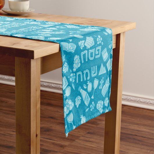 Chemin De Table Court Passover Table Runner (In Situ)