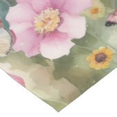 Chemin De Table Court Pastel floral (Coin)