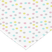 Chemin De Table Court Pastel Pois (Coin)