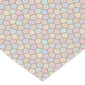 Chemin De Table Court Pastel Wood Slices (Coin)