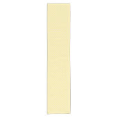 Chemin De Table Court Pastel Yellow Polka Dot Pattern (Devant)