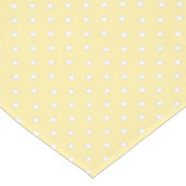 Chemin De Table Court Pastel Yellow Polka Dot Pattern (Coin)