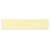 Chemin De Table Court Pastel Yellow Polka Dot Pattern (Horizontal)