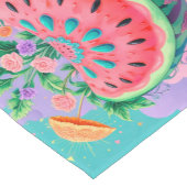 Chemin De Table Court pastèque colorée (Coin)