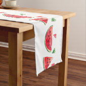 Chemin De Table Court Pastèque et Coeurs (In Situ)