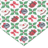 Chemin De Table Court Patchwork de Noël Heirloom Holly (Coin)