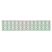 Chemin De Table Court Patchwork de Noël Heirloom Holly (Horizontal)