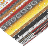 Chemin De Table Court Patina rustique Afrocentrique (Coin)