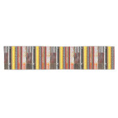 Chemin De Table Court Patina rustique Afrocentrique (Horizontal)