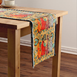 Chemin De Table Court Patrimoine Africain Design Moderne • Kwanzaa