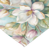 Chemin De Table Court Pattern Elegant Magnolia Flowers (Coin)