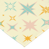 Chemin De Table Court Pattern of colorful retro stars (Coin)