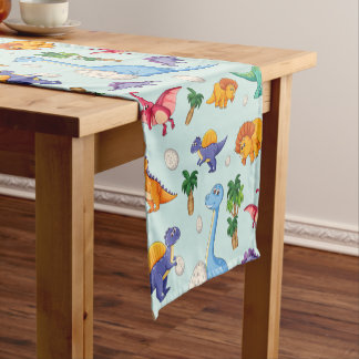 Chemin De Table Court Patters de Colorful Cute
