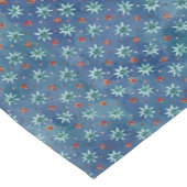 Chemin De Table Court Patters de Snowflakes (Coin)