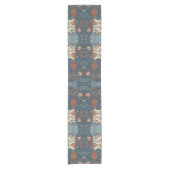 Chemin De Table Court Pays Blue Rust Rustique Ferme (Devant)