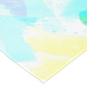 Chemin De Table Court peinture Abstraite à l'aquarelle (Coin)