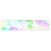 Chemin De Table Court peinture Abstraite à l'aquarelle (Horizontal)