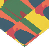 Chemin De Table Court Peinture colorée Abstraite (Coin)
