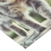 Chemin De Table Court Peinture de chat (Coin)