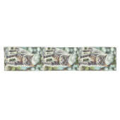 Chemin De Table Court Peinture de chat (Horizontal)