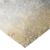 Chemin De Table Court Peinture moderne en or bleu Abstrait (Coin)