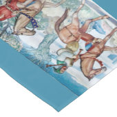 Chemin De Table Court Peinture murale médiévale de Canterbury (Coin)