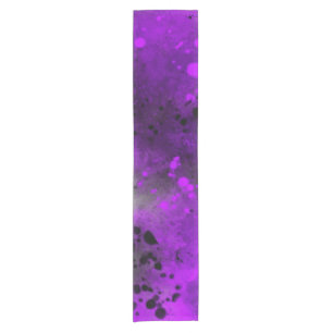 Chemin De Table Court Peinture violette rétro