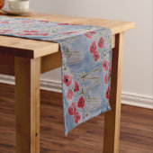 Chemin De Table Court Pépites rouges sauvages (In Situ)