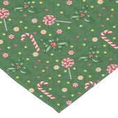 Chemin De Table Court Peppermint Candies (Coin)