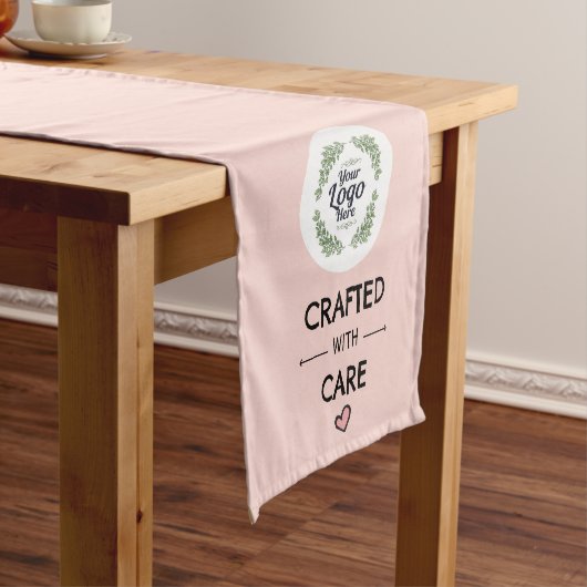 Chemin De Table Court Personalised Craft Fair Table Runner, Branded (In Situ)