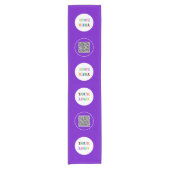 Chemin De Table Court Personnalisez le programme Logo de votre entrepris (Devant)