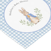 Chemin De Table Court Peter Rabbit Blue En vichy Coureur de table de dou (Coin)