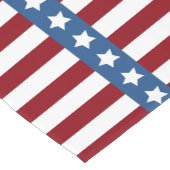 Chemin De Table Court Petit bleu blanc rouge de bannière étoilée (Coin)