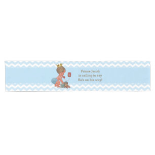 Chemin De Table Court Petit prince personnalisé sur le baby shower de