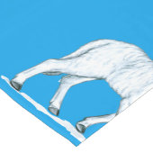 Chemin De Table Court Petit White Lamb (Coin)