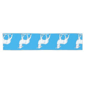 Chemin De Table Court Petit White Lamb (Horizontal)