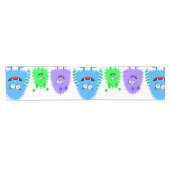 Chemin De Table Court Petits monstres mignons (Horizontal)