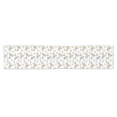 Chemin De Table Court Petits oiseaux et papillons Motifs (Horizontal)