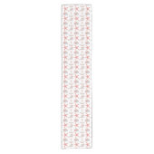 Chemin De Table Court PH&D Plage côtière Table Runner Coral (Devant)