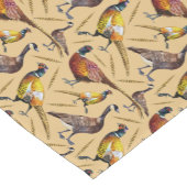 Chemin De Table Court Phéasants et coureur de table d'oies (Coin)