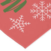 Chemin De Table Court Photo de l'arbre de Noël familial (Coin)