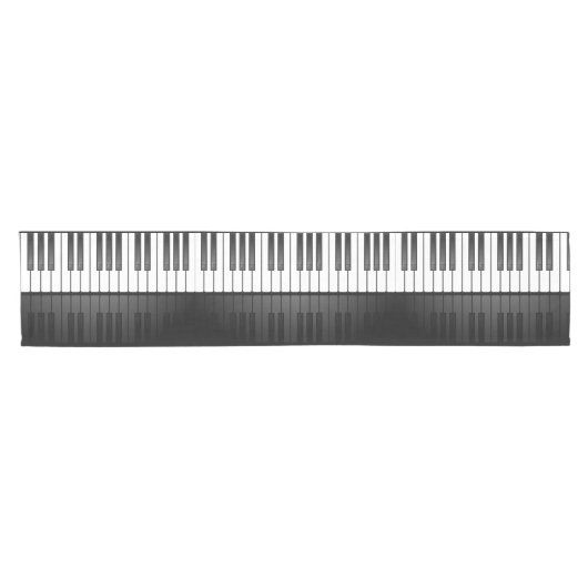 Chemin De Table Court Piano Keyboard Design Table Runner (Horizontal)