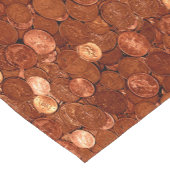 Chemin De Table Court Pièces de cuivre de nouveauté (Coin)