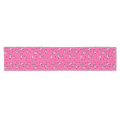 Chemin De Table Court Pig Cartoon Pink Table Runner (Horizontal)