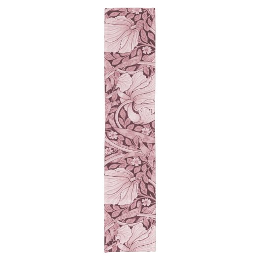Chemin De Table Court Pimpernel Maroon, William Morris (Devant)
