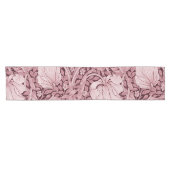 Chemin De Table Court Pimpernel Maroon, William Morris (Horizontal)
