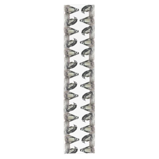 Chemin De Table Court Pingouins Courte Table Runner (Devant)
